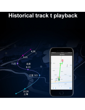 Gf21 Gps+ WiFi Tracker Long Standby Alarm Driving Record Locator black
