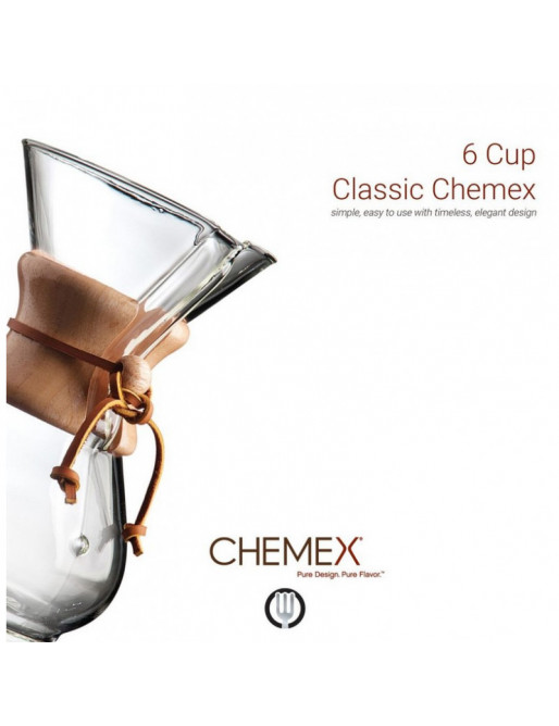 Chemex Classic coffee maker, 6 cups